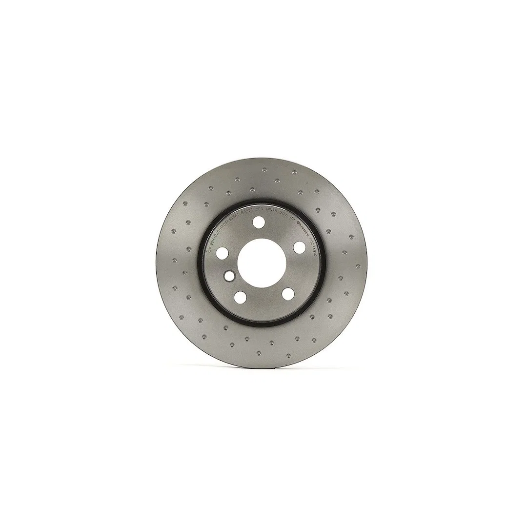 09C3491XC02 – BREMBO Brake Rotor, Vented Cross Drilled One Piece Design Wheel Bolt Pattern 5 x 112 Millimeter 294 Mil...